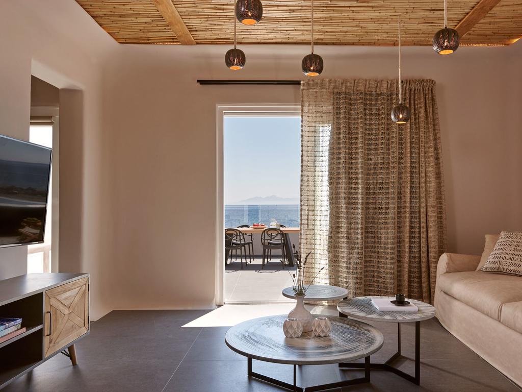 Incognito Beach Villa Santorini Kamari  Bagian luar foto